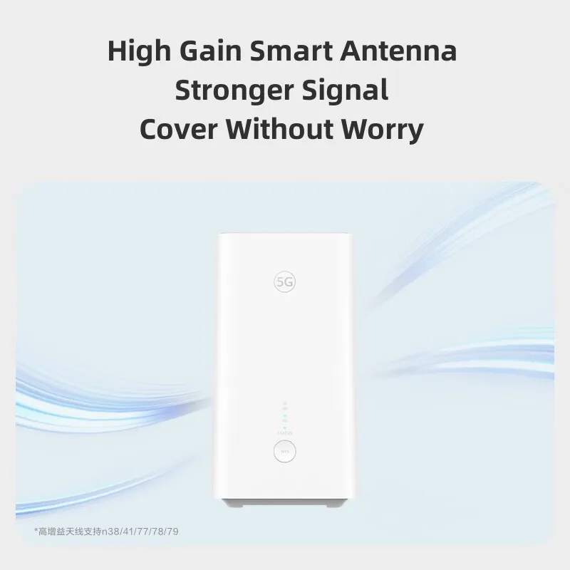 Imagem -04 - Original Huawei Brovi 5g Cpe H155381 Cartão Sim Desbloqueado Modem Roteador sem Fio 3.6gbps 5g Nsa SA Wi-fi Mesh Mais Roteador 2023 Novo