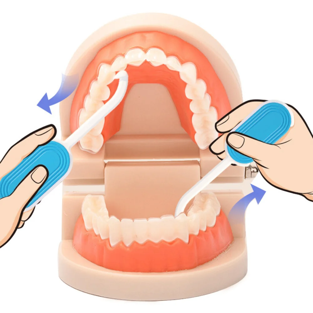 Dissolvant d'accolades orthodontiques dentaires, poignées d'accolades invisibles amovibles, déterminer la colle de morsure, 2 en 1, 1 pièce par paquet