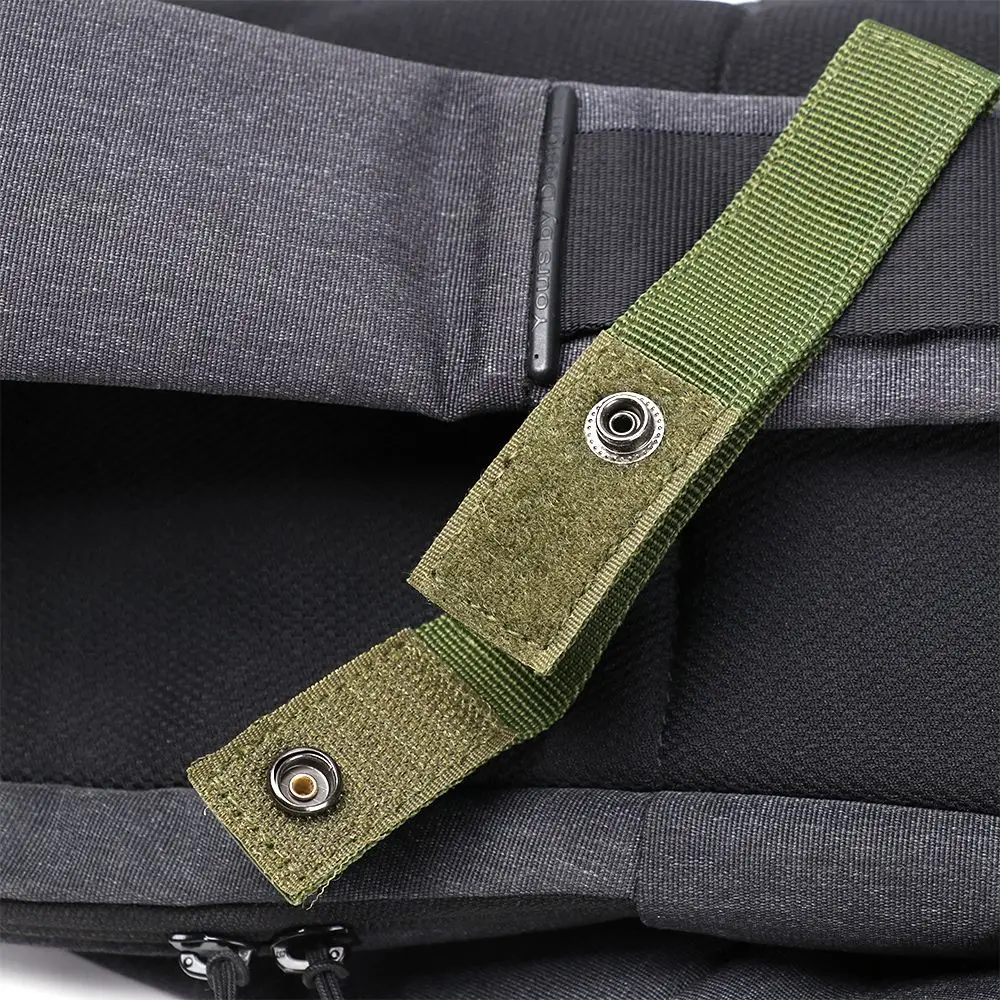 مشابك تسلق من النايلون مع خطاف مفاتيح، إكسسوارات تسلق ومشي خارجية لحقائب الظهر - 6