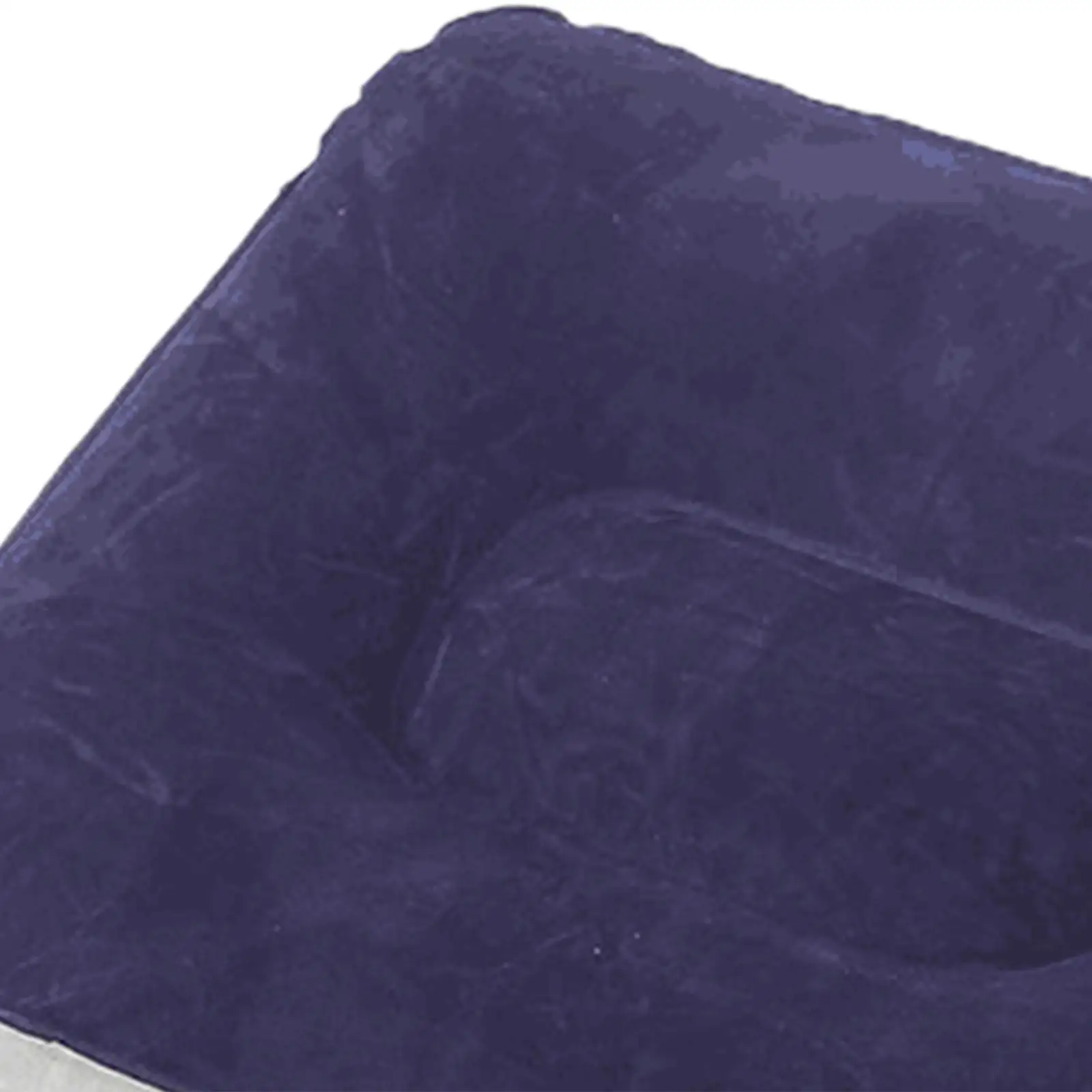 Inflatable Footrest Pillow for Travel Plane Train Desk Work Sleeping Leg Rest Cushion Soft PVC Flocked