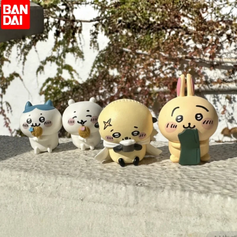 

Bandai оригинальная серия Chiikawa Gashapon Food Usagi Rakko аниме фигурка коллекционная модель игрушки украшения детский подарок капсульная игрушка