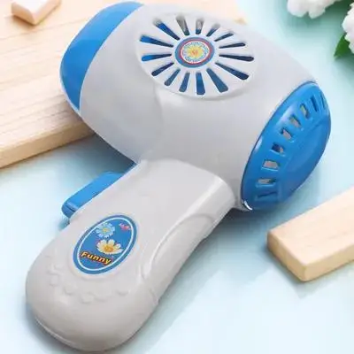 1Pcs Simulation Hair Dryer Creative Kid Educational Play House Interactive Role Play Miniature Home Appliance for Children