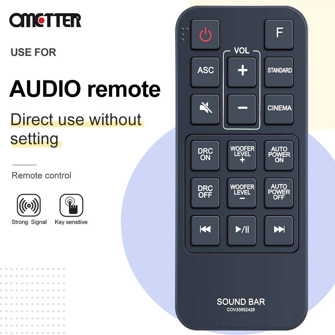COV33552428 COV34445442 لشريط الصوت التحكم عن بعد SH2 SPH2B-P