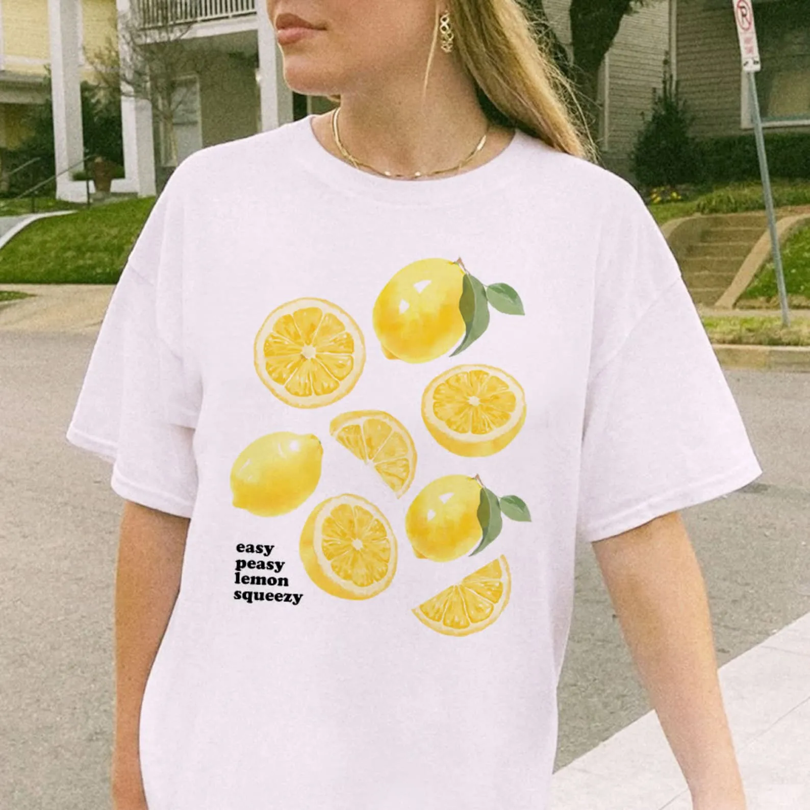 Y2k 여성용 라운드넥 반팔 티셔츠, 귀여운 프린트 의류, 스트리트웨어 캐주얼 슬림핏 상의, 데일리 패션, Y2k 베이비 티