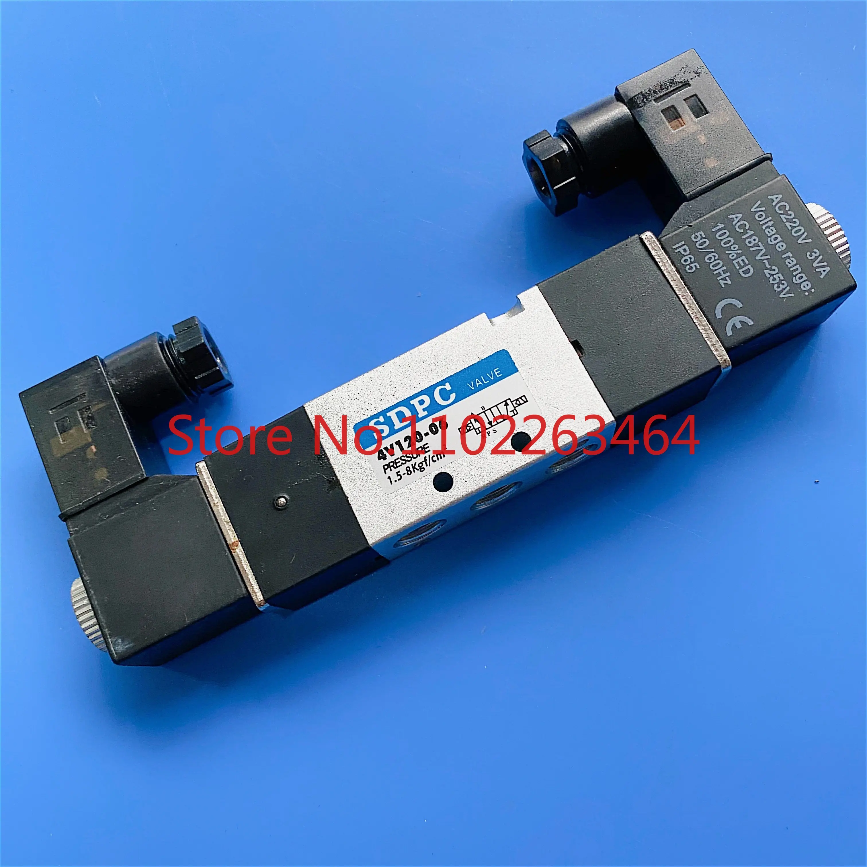 Two-position five-way double-electric control 4V120-06 pneumatic directional valve DC24V AC220V