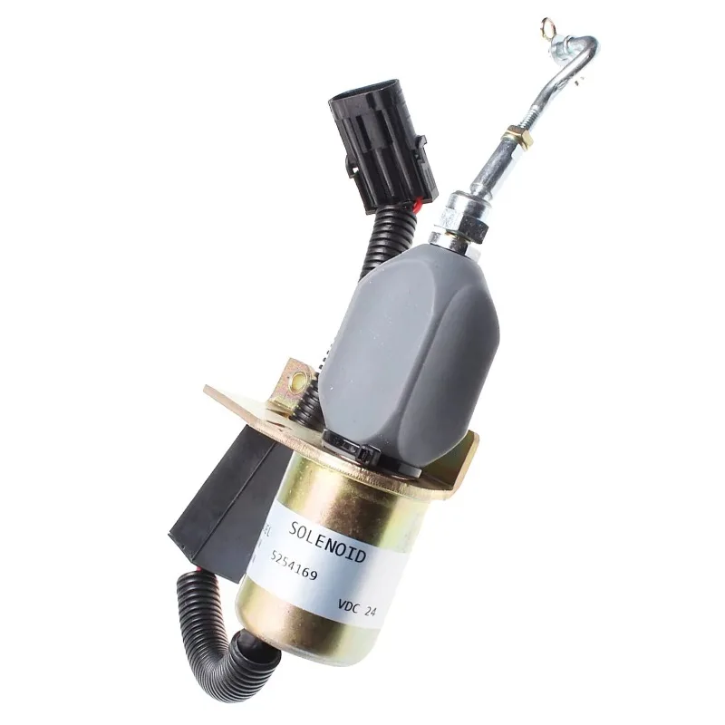 5295567 4942879 D59-002-01A 5254169 5292297 5295568 24V Fuel Shut Off Solenoid For Cummins Diesel Engine 6CT 5301701 5304951