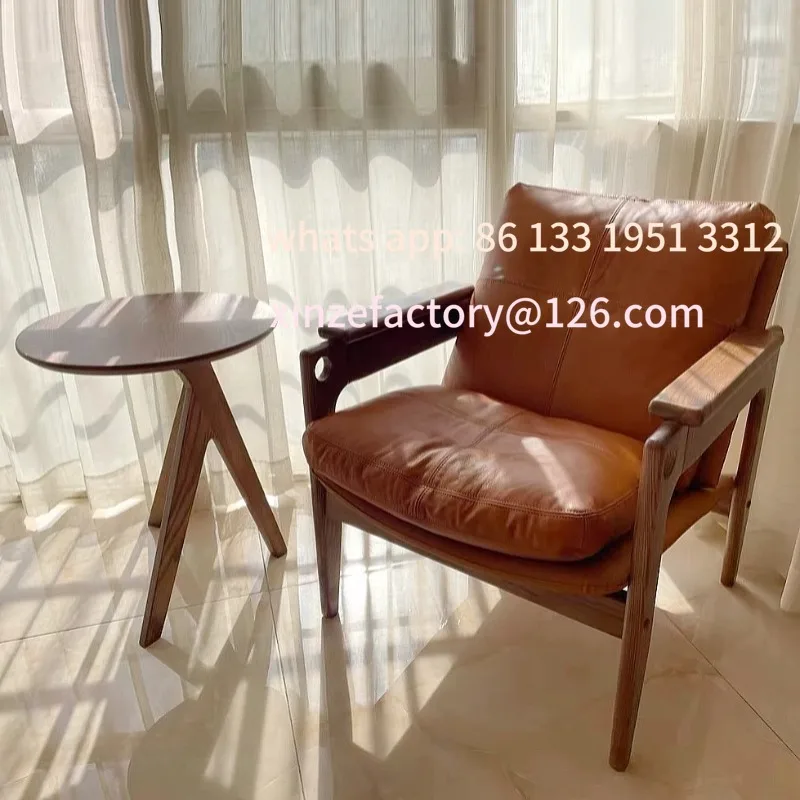 

Customizable Sofa Chair Comfortable Armchair Decorative Luxury Nordic Backrest Chairs Individual Aesthetic Living Room A Leather