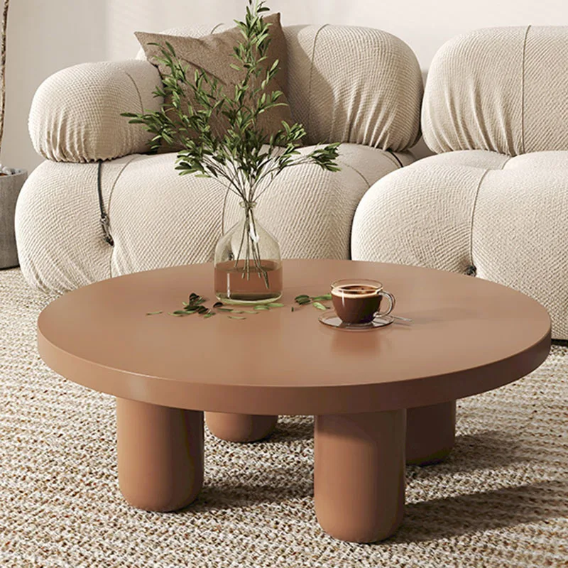 Ästhetische japanische Couchtische, kleine süße glamouröse Holz-Couchtische, rund, minimalistisch, Mesas De Centro Para Sala, Wohnmöbel