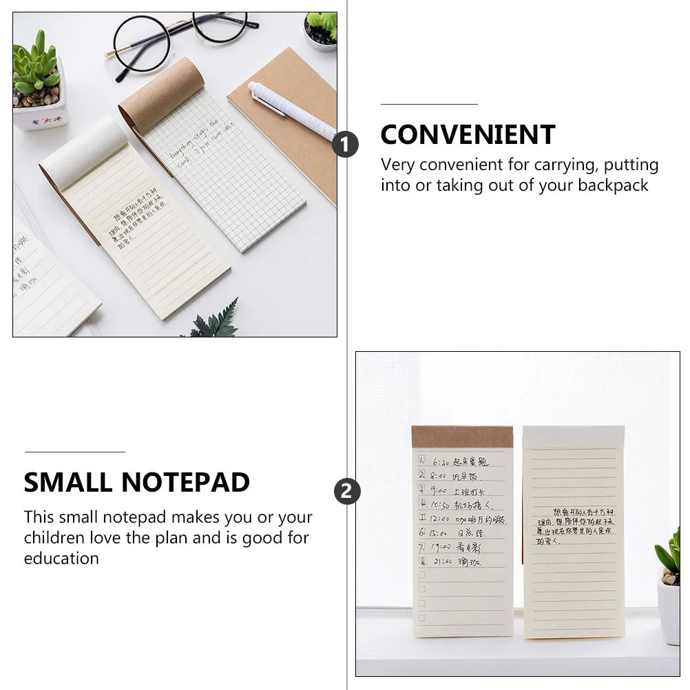 12Pcs Memo Pads Creative Notepads Portable Pocket Note Pads Mini Schedule Books for Planning Time Management and School