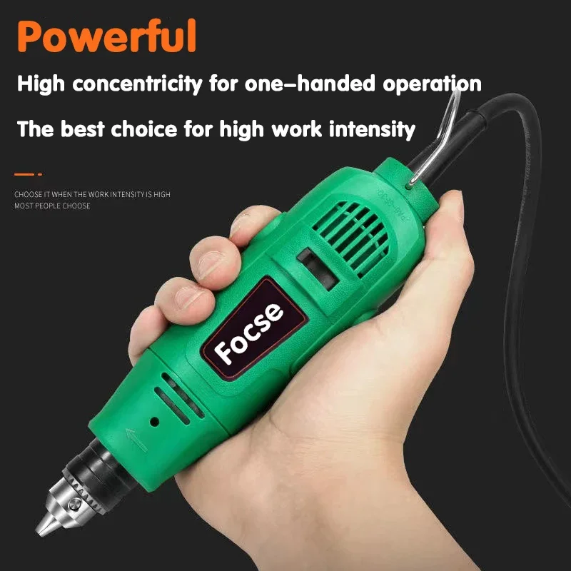 High-Power Engraver Electric Mini Drill Engraving Rotary Tool 260W Machine With Flexible Shaft 6-Position Variable Speed FOCSE