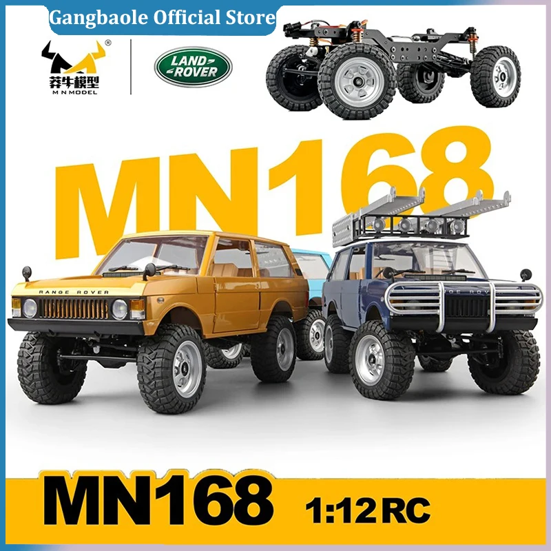 MN168 New 1:12 First Generation Range Rover Rc Remote Control Vehicle All Terrain Crossing Climbing Vehicle with Door Bridge