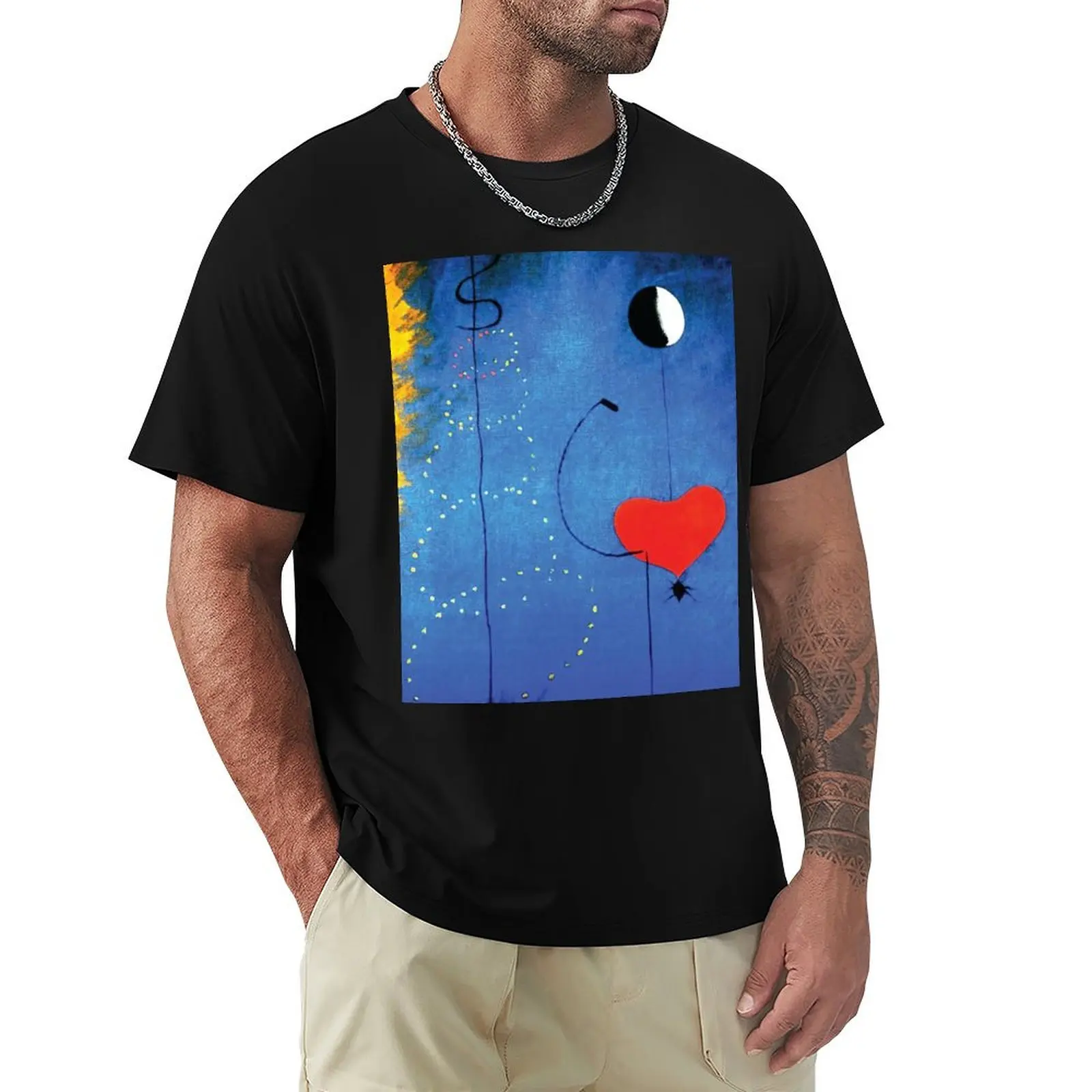 

Mirò 20 T-Shirt blue archive T-shirts man fruit of the loom mens t shirts
