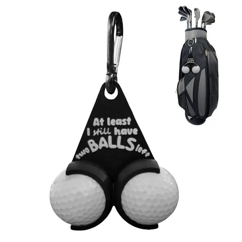 Divertido soporte para pelota de Golf para bolsa, soporte pequeño para transporte de pelota de Golf, soporte portátil para pelota de Golf para hombres y mujeres, soporte para broma de pelota de Golf