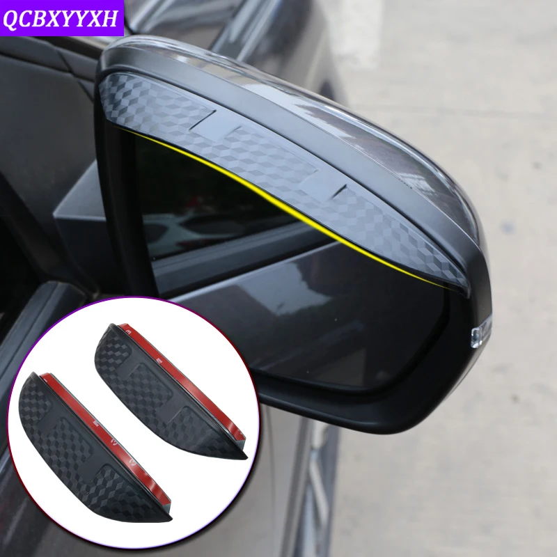 

Car Styling For Volkswage CC T-CROSS POLO GOLF 2010-2022 ABS Rearview Mirror Eyebrow Rain Gear Shield Anti-rain Cover Stickers