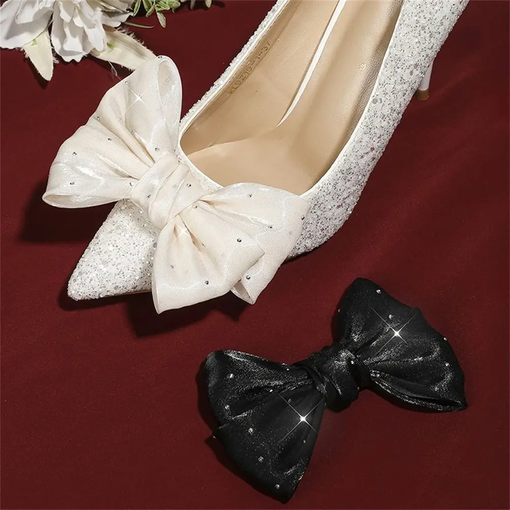 

Fashion Bow Shoes Decorations Fabric Art Shoes Buckle Accessories DIY Bags/Clothes/Shoes High Heel