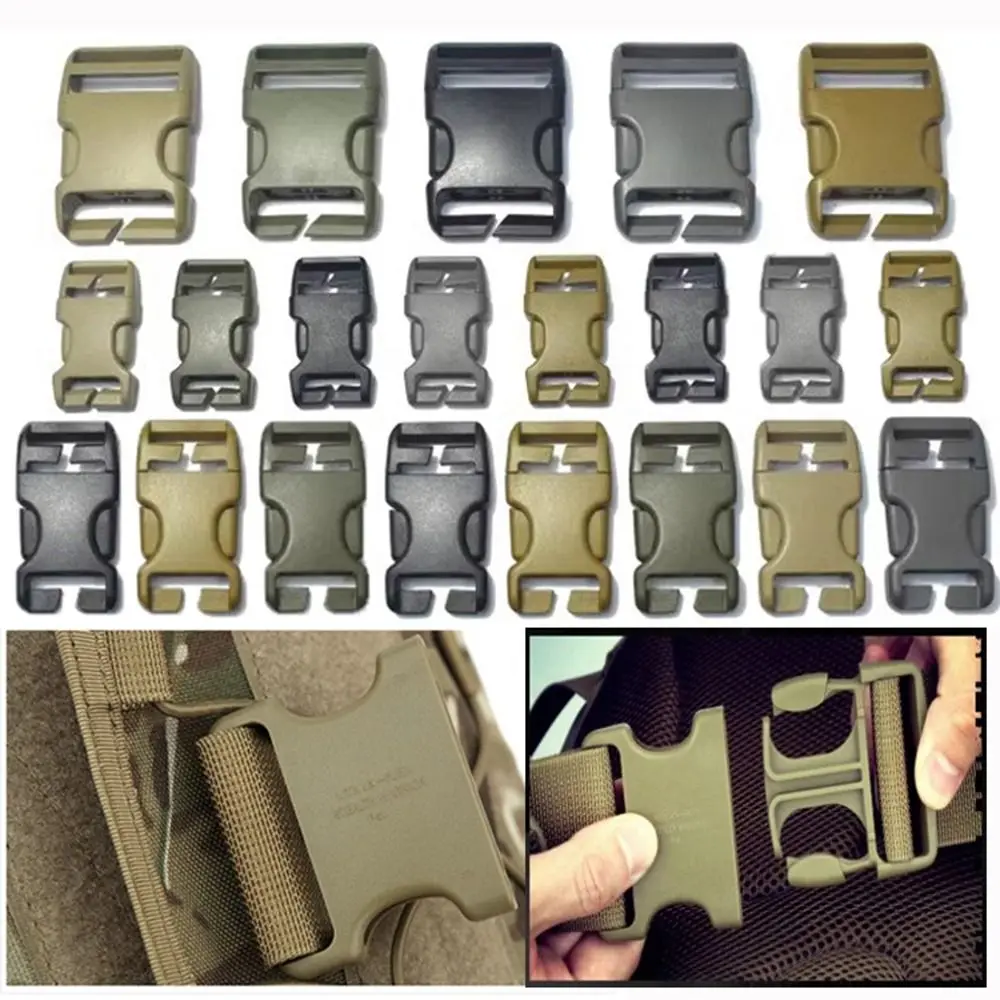 Plastic Side Release Buckle High quality 5 Colors Inner Diameter 38/50mm Dog Collar Strap Webbing Outdoor Tool Outdoor Tools