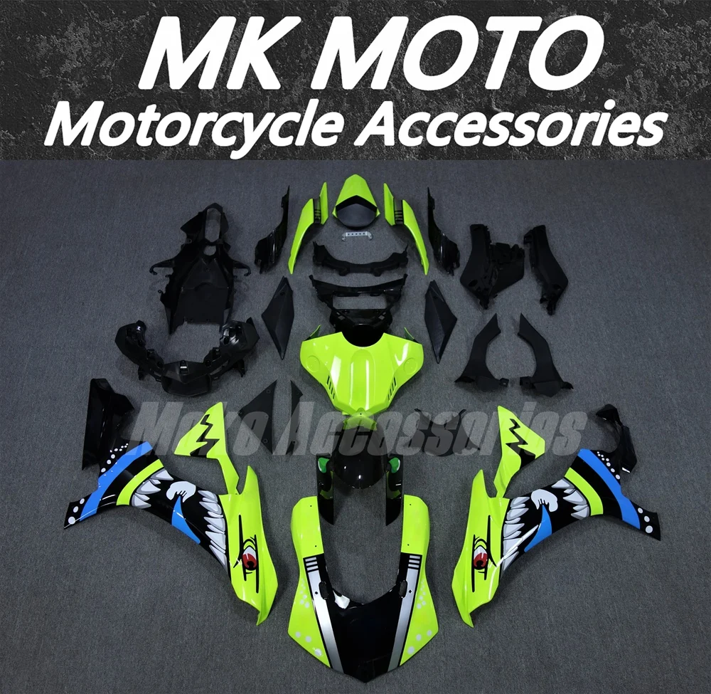 

Moke moto Motorcycle Fairings Kit Fit For Yzf R1M R1 2015 2016 2017 2018 2019 Bodywork Set ABS Injection Neon Black Shark