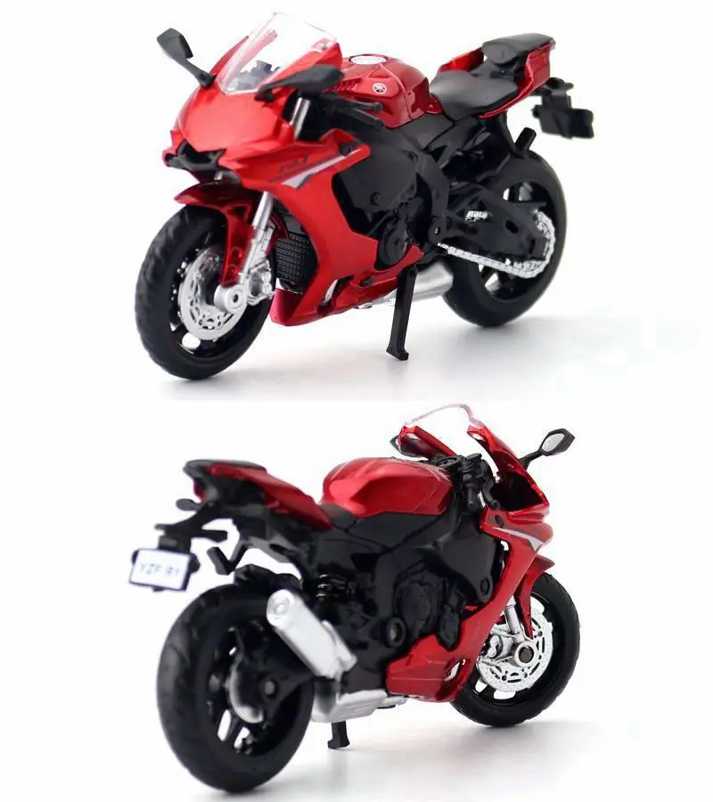 1:18 Yamaha YZF-R1 Motorcycle Model Die Cast Alloy Toy Motorcycle Racing Car Models Cars Toys For Children Collectible