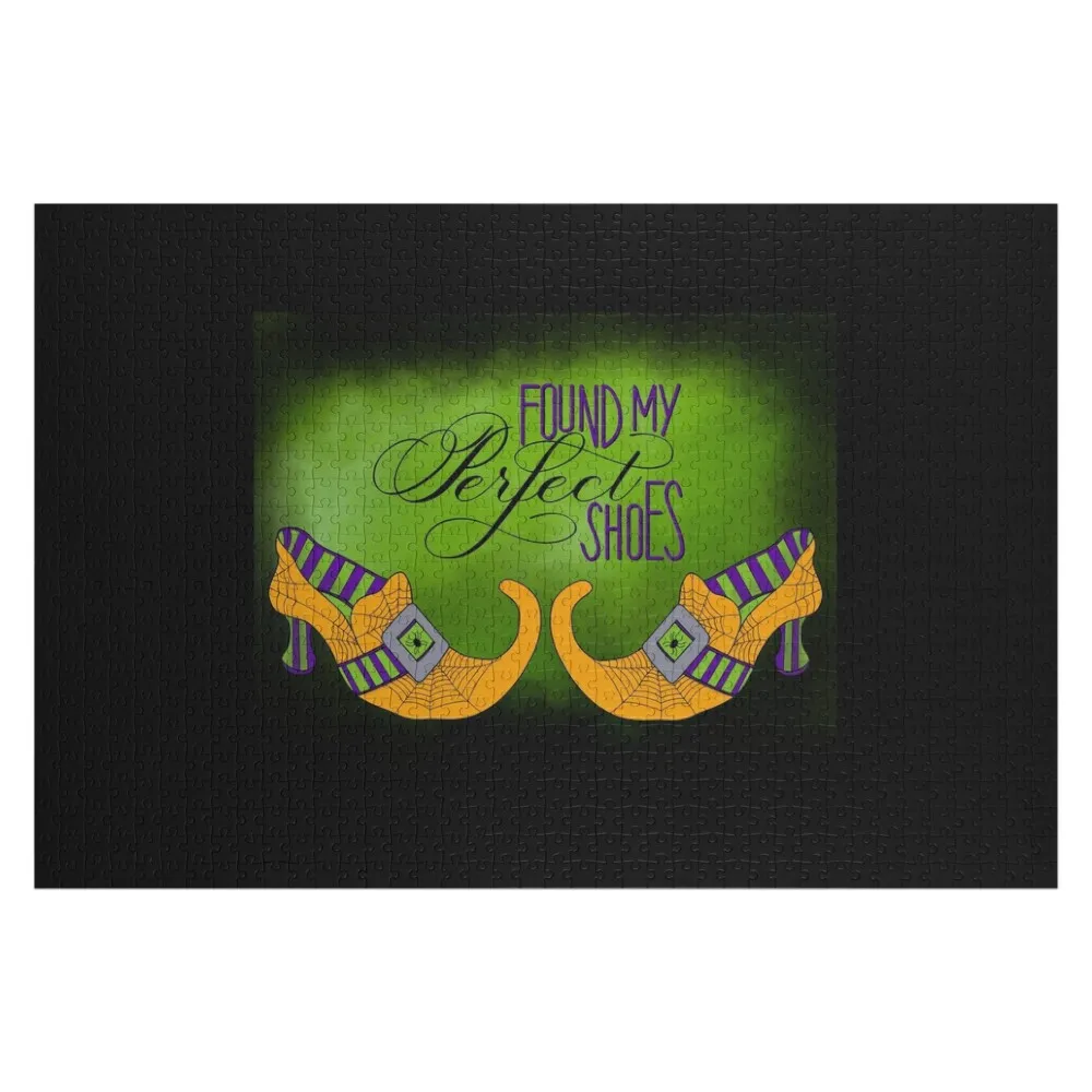 

Пазл-головоломка «Идеальные туфли на Хэллоуин» в стиле ведьмы, деревянный декор, картины, персонализированная детская игрушка-пазл