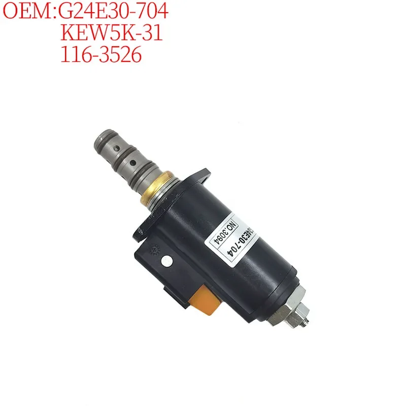 

Excavator Construction Machinery Accessories for Caterpillar E320B 320C Solenoid Valve (White Dot) KEW5K-31 G24E30-704 116-3526