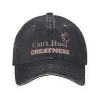 Rapper Central Cee Can't Rush Greatness Baseball Cap World Tour 2025 Distressed Denim Hats Outdoor Workouts Adjustable Snapback