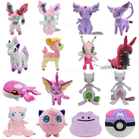Pokémon Plysch Sylveon Scolipede Shiny Kyogre Vaporeon Jigglypuff Mewtwo Espeon Gosedjur För Barn Födelsedag Julklapp 10 best sales bambam plysch - №10
