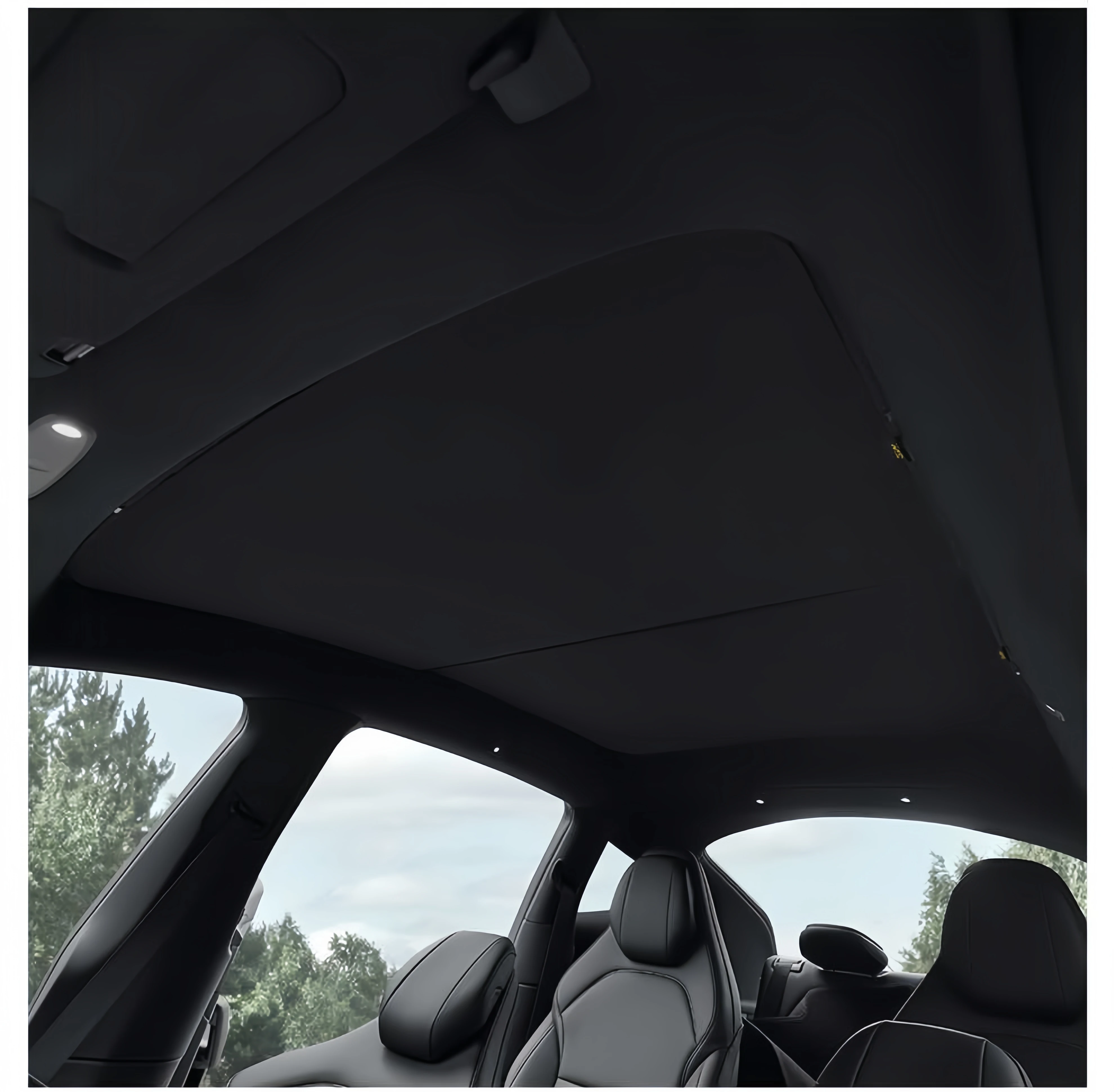 Für Model Y Yuniper /Model YL 2026+ Vorhang Auto-Dachisolierung Eiskristall UV-Schutz Wärmebarriere Deckenschutz – Detail 36