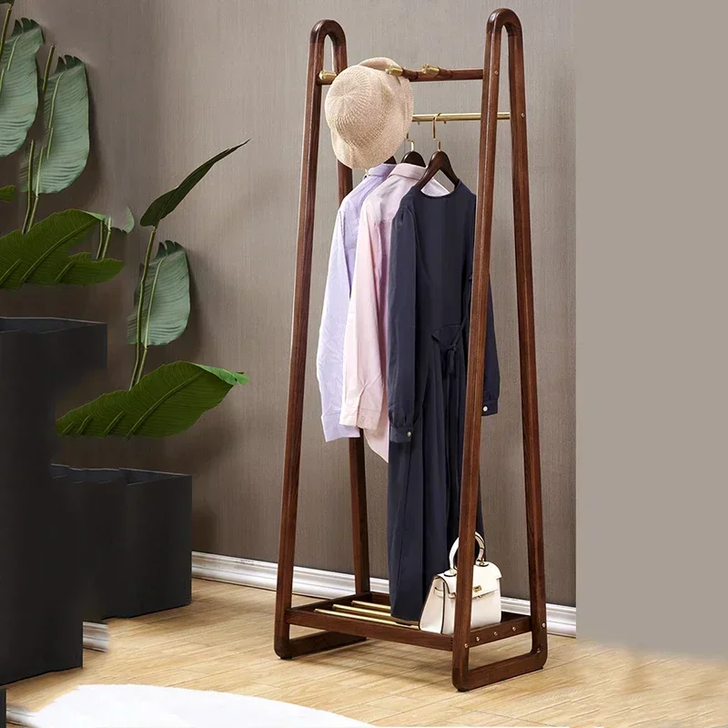 Nordic Wooden Floor Standing Scarf Tree Coat Rack Storage Drying Designer Bamboo Stand Hanger Perchero Pared Home Furniture