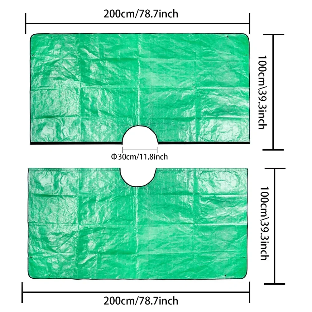 

High Quality Practical Tarps Trimming Landscape Lawn Leaf Collector Outdoor Parts Plants Protection Replacement