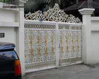 Castle Gates And Fences, Electric Wrought Iron Gates, European Manor Gates 2