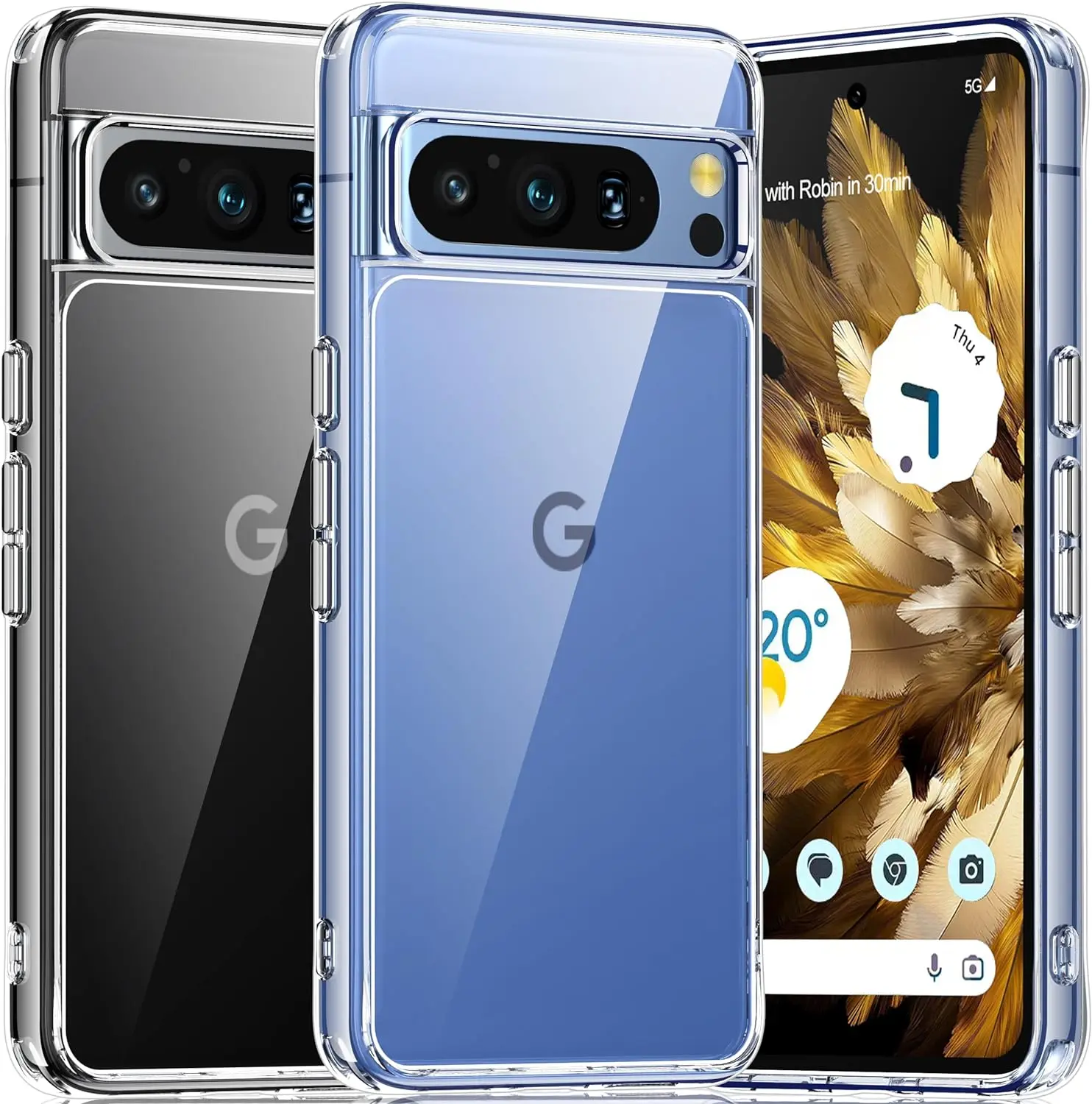 For Google Pixel 8 Pro Case For Google Pixel 9 8 7 7A 7Pro Cover Shockproof Silicone Clear Bumper For Google Pixel 8 Pro Fundas