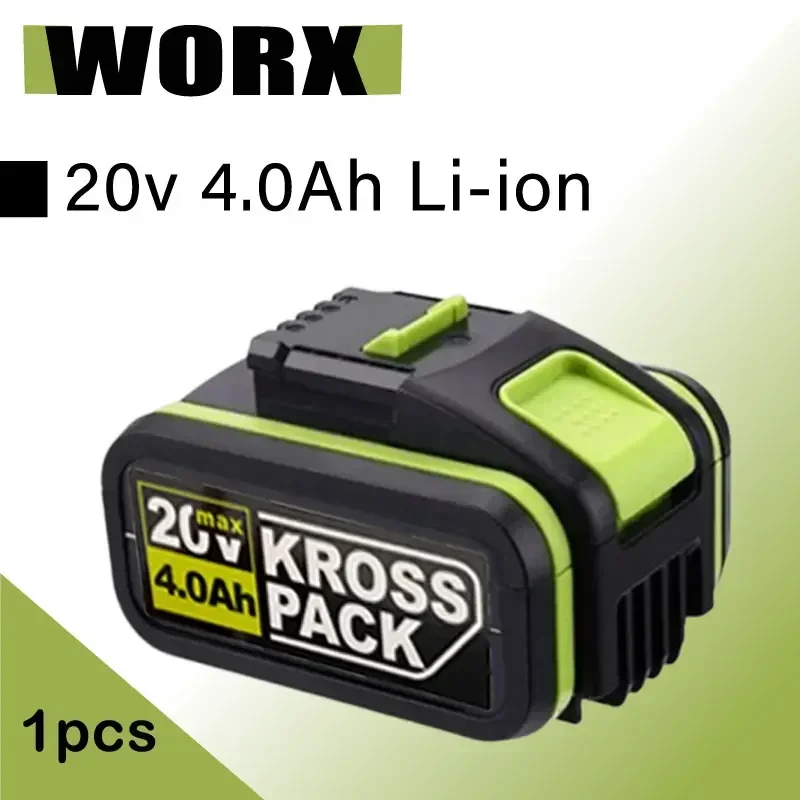 Worx electric tool WA3551 WA3553 WX390 WX176 WX178 WX386 WX678 20V4000mAh lithium-ion rechargeable replacement battery+Charger