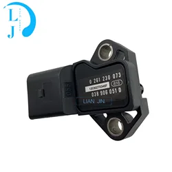 0261230073 038906051D MAP Sensor Fit For  Audi VW Seat Jetta Skoda Pressure Sensor