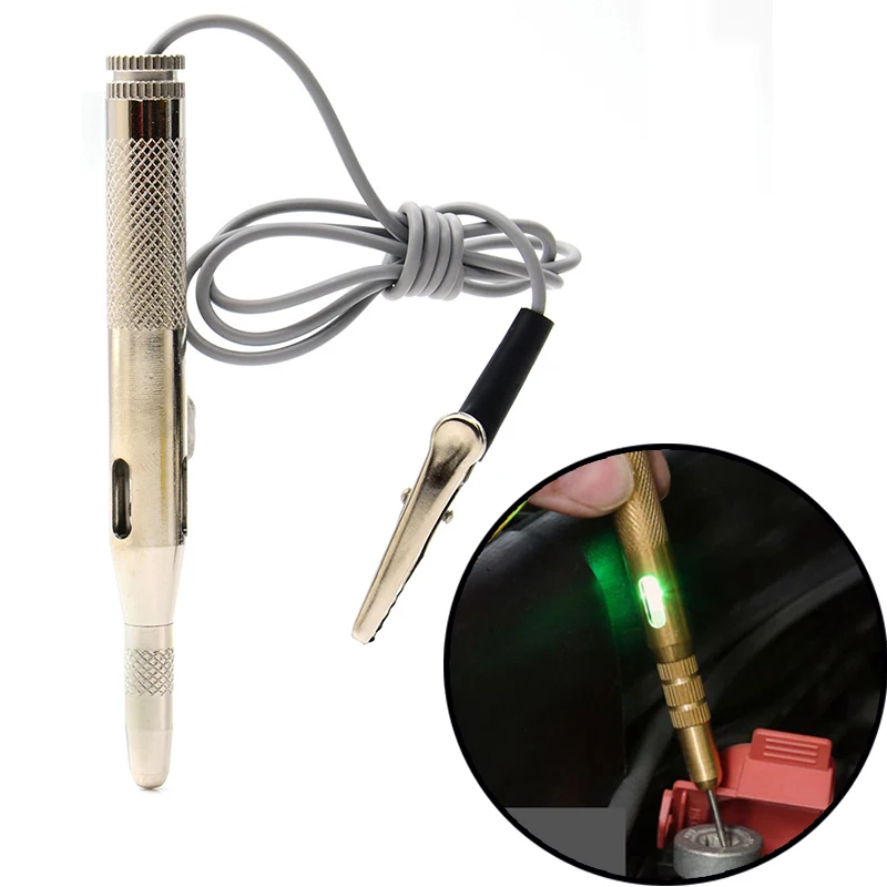 Auto Car Light Circuit Tester Lamp Voltage DC 6v-24vCar Truck Voltage Circuit Teste Car Diagnostic Probe Bulb Voltage Test Tools