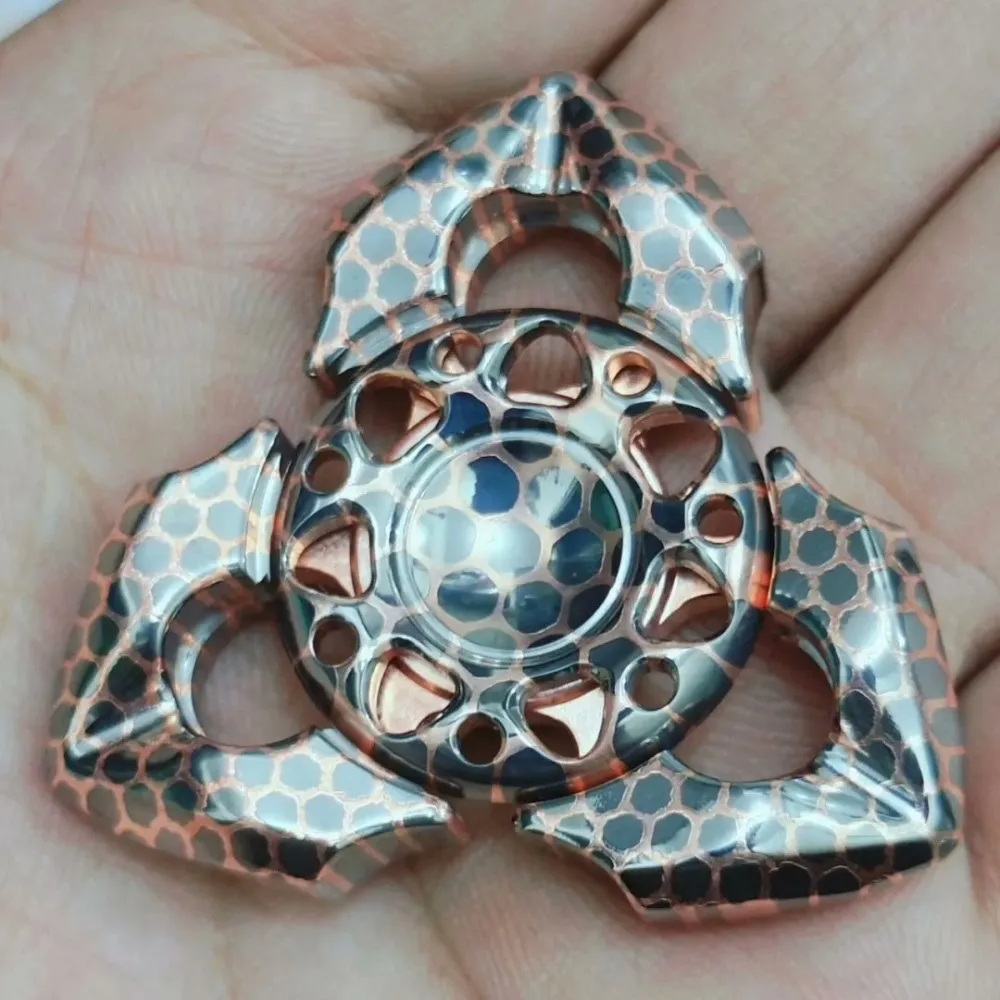 KillAll Unhappy EDC Fidget Spinner Gadgets de alívio de ansiedade Brinquedo de alívio de estresse de três lâminas para adultos