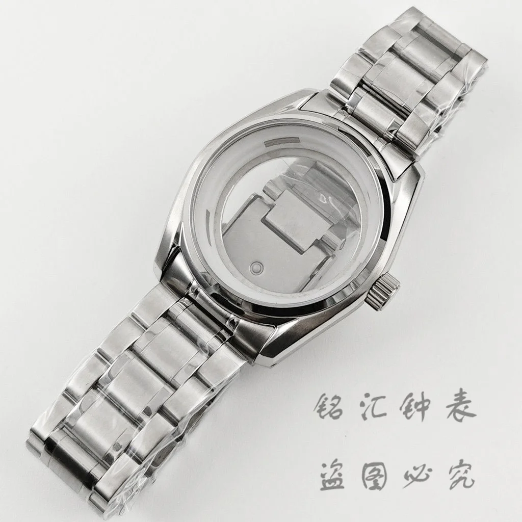 NH35 GS Baihualin Modified Watch Case 39.5mm Sapphire Crystal Watch Case Fit 33.5mm Dial for NH34 NH35 NH36 NH38 NH70 Movement
