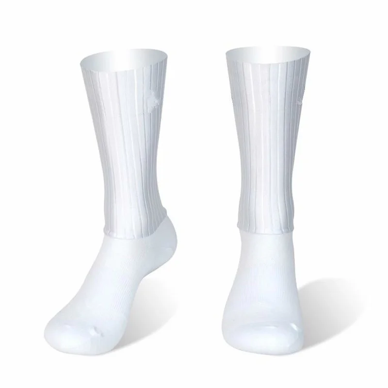 Anti Slip Silicone Seamless Aero Socks New Summer Breathable Cycling Socks Men Women Road Bike Calcetines Ciclismo