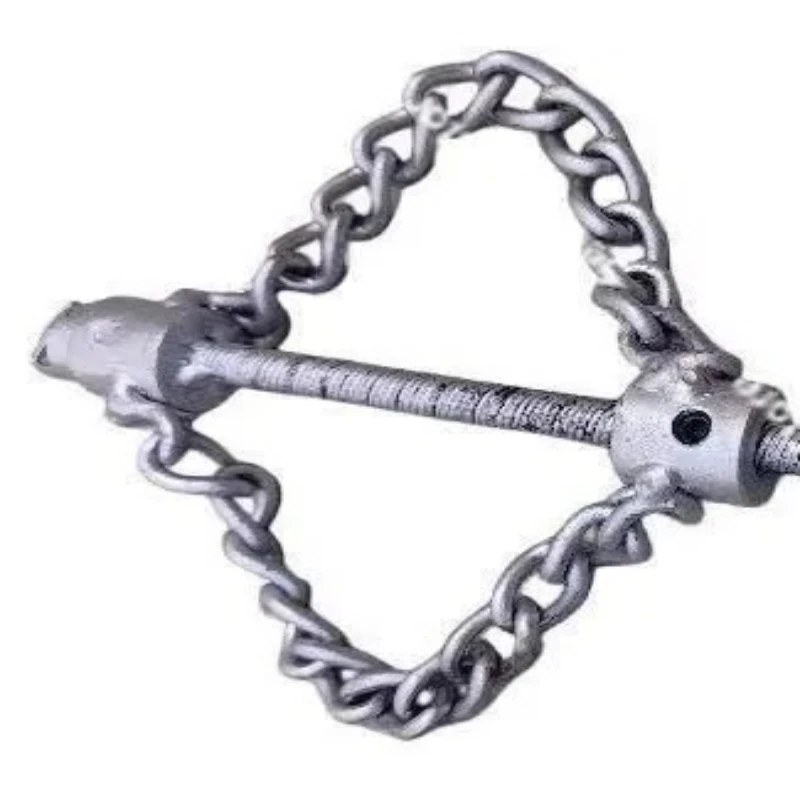 Chain dredger, pipe hard object cleaning, hard object blockage 16mm 22mm spring drill tool, adjustable sewer pipe steel wire