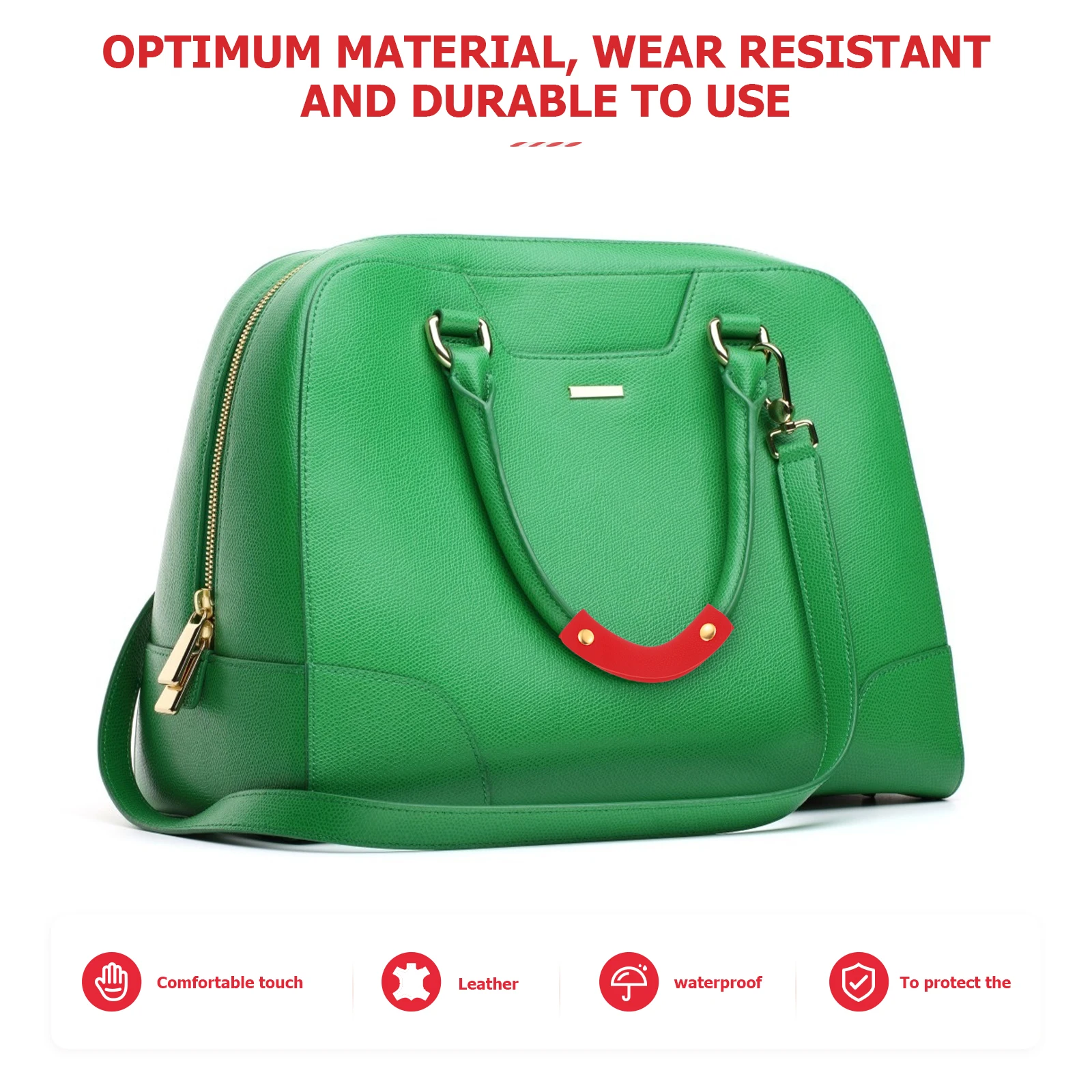 

2 Pcs Suitcase Decompression Belt Shopping Protector Pu Luggage Accessories Suitcases