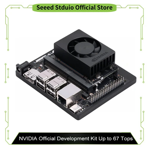 NVIDIA Kit oficial de desarrollo Jetson Orin Nano Super, 8GB 67 TOPS, módulo de rendimiento AI WiFi USB 3,2 Gen 2 puertos M.2 Key M para SSD