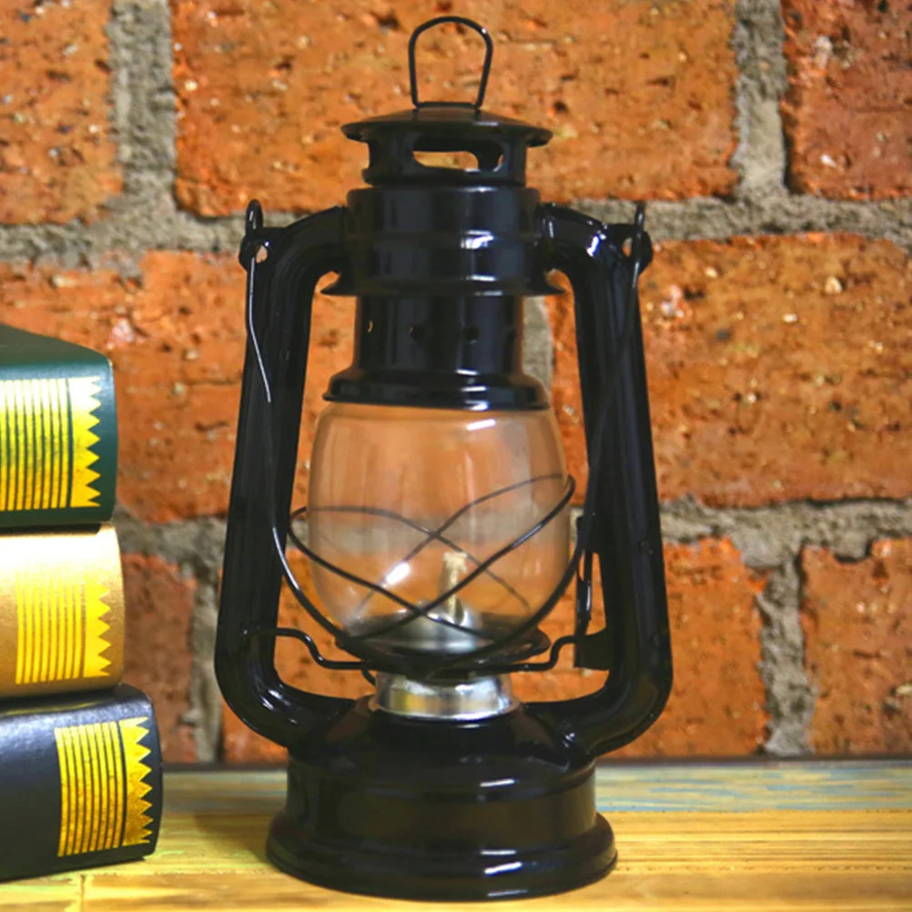 

Retro Style Lamp Decorative Ornament for Halloween Party Masquerade Home Bedroom Decor Black