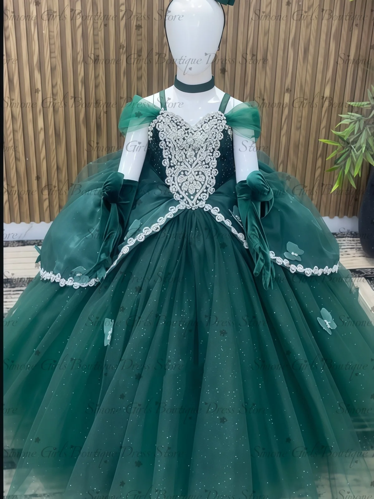 فستان أخضر للفتيات الصغيرات مع - مراجعة Toddler Girl Tulle Party Dress وسعره