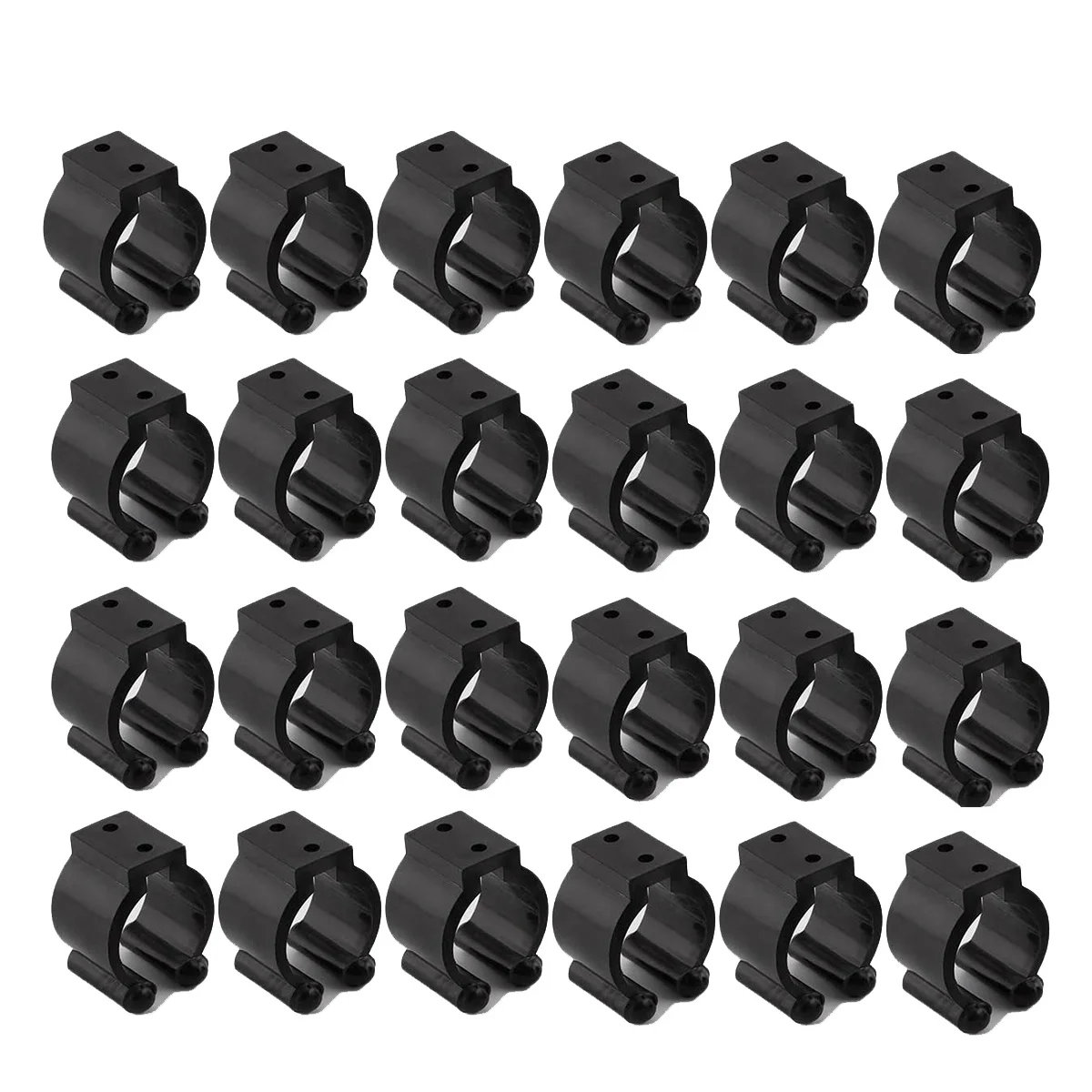 20Pc Fishing Rod Holder Stand Pole Storage Rack Tip Clamp Holder Clips Pool Cue Exhibition Clip Fishing Tool 17Mm