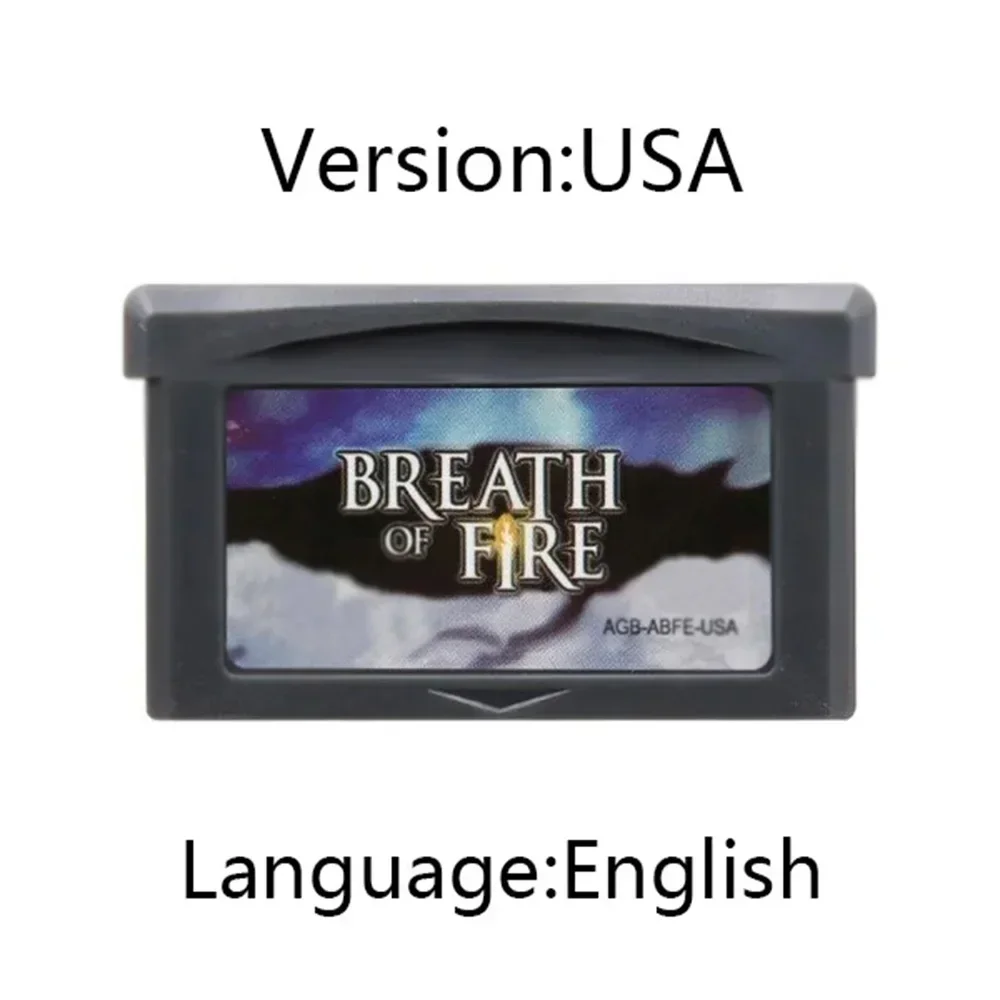 EUR/USA الإنجليزية GBA لعبة خرطوشة التنفس من النار سلسلة 32 بت لعبة فيديو وحدة التحكم بطاقة التنفس النار 2 #3
