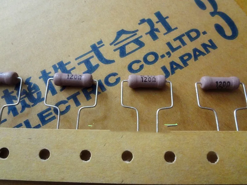 

Imported Japan Fukushima double feather fever resistor 3W120R 3W120 European original foot distance 8.5mm19mm