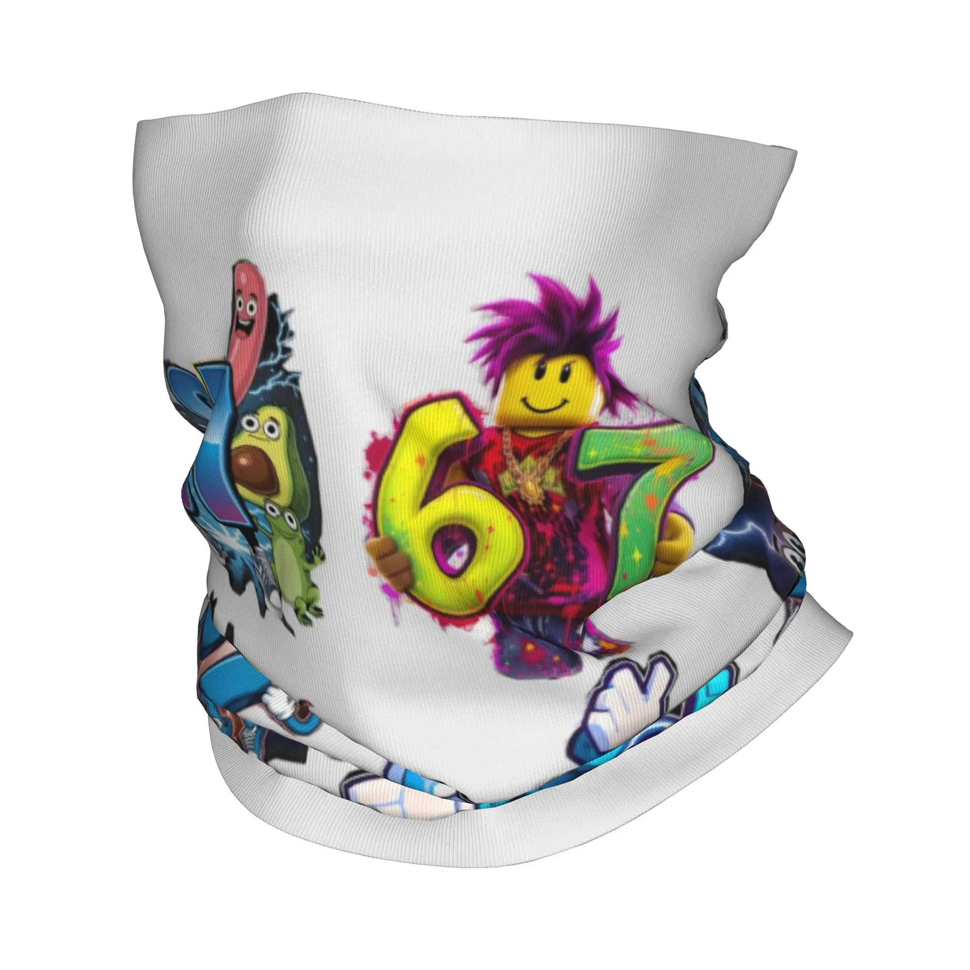 Custom Funny Sixty Seven  Winter Headband Neck Warmer Men Women Hiking Cycling Tube Scarf  Face Bandana Gaiter