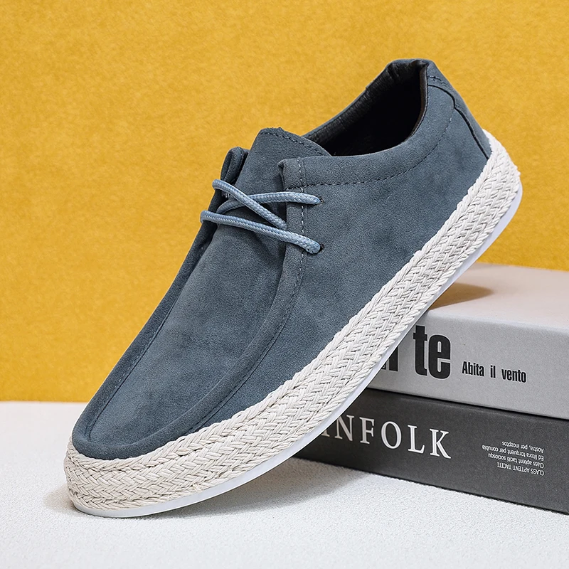 

YRZL Loafers For Men Casual Shoes Breathable Lightweight Slip-On Flats Comfortable Soft Sole Loafers Men Anti-Slip Walking Shoes