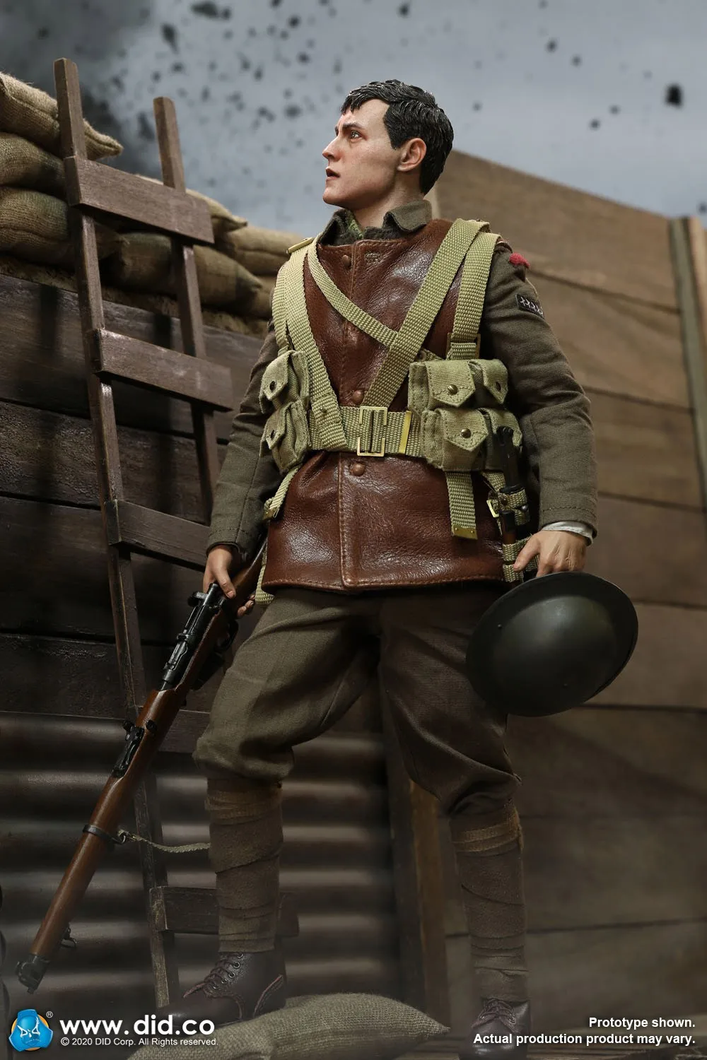 DID B11011 1/6 WWI British Infantry Lee Enfield 303 Rifle Full Set Action Figures For Collectable