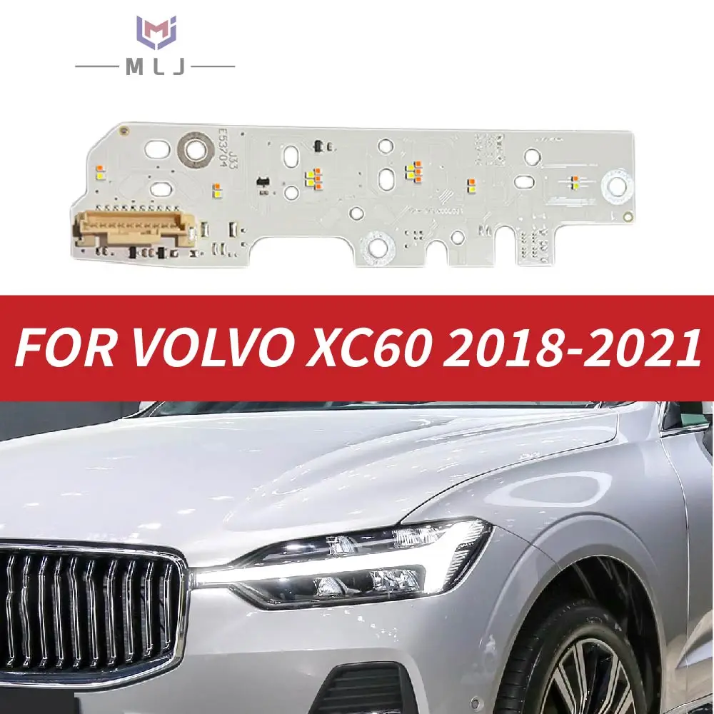 Белые светодиодные модули Angel Eyes DRL для дневных ходовых огней Volvo XC60 2018-2021 годов, запчасти для фар