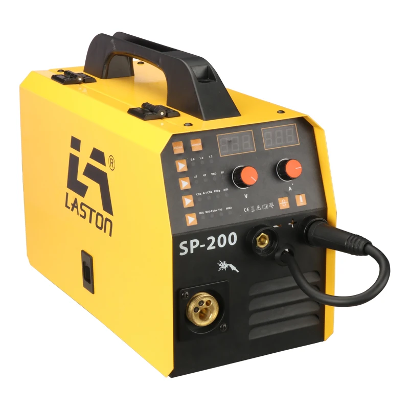 MIG Mag Pulse MMA TIG Lift 250 Digital Control Gas Gasless Flux Core Wire MIG MMA Welder For Aluminum Steel Metal WeldingMachine
